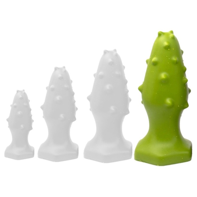 Plug silicone Monster Spike XL 16 x 6.5cm Vert