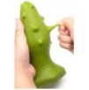 Plug silicone Monster Spike XL 16 x 6.5cm Vert