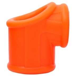 Ballstretcher silicone Cock Ball Orange- Ballstretchers Souples en stock sur Fun et plaisirs