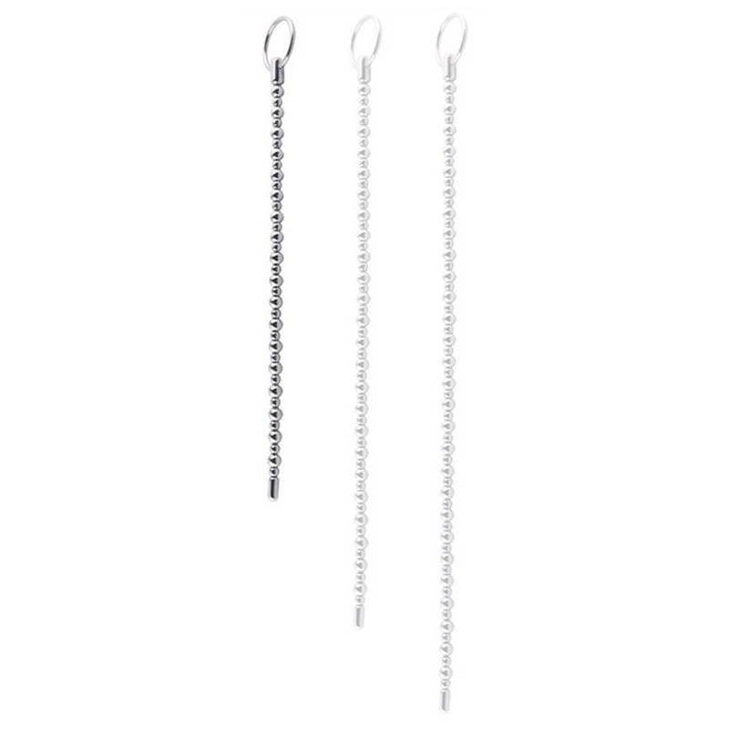 Tige d'urètre Beads Bent 18cm - Diamètre 8mm