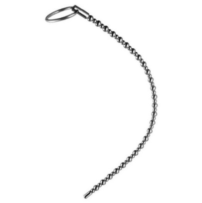 Tige d'urètre Beads Bent 18cm - Diamètre 8mm