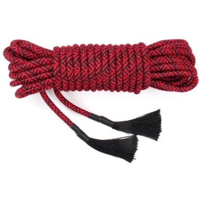 Corde de bondage Scint 10M Rouge- Bondage & Attaches en stock sur Fun et plaisirs