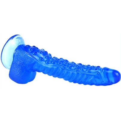 Gode Monster Ribby 22 x 5cm Bleu