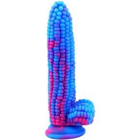 Gode Corn 16 x 4cm Bleu-Rose- Godes insolites en stock sur Fun et plaisirs