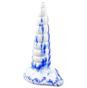 Plug Couleur Unicorn 18 x 6cm Bleu-Blanc