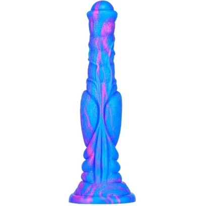 Gode Dog Long 26 x 6cm Bleu-Rose- GODE COULEUR & GIRLY en stock sur Fun et plaisirs