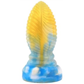 Plug Linox 14 x 6.5cm Doré-Bleu- PLUG COULEUR en stock sur Fun et plaisirs