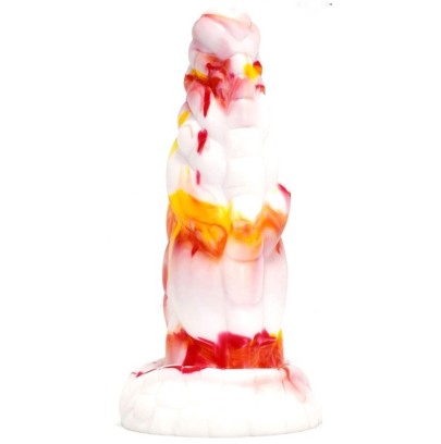 Gode Pythor 17 x 6cm Blanc-Orange- Godes insolites en stock sur Fun et plaisirs