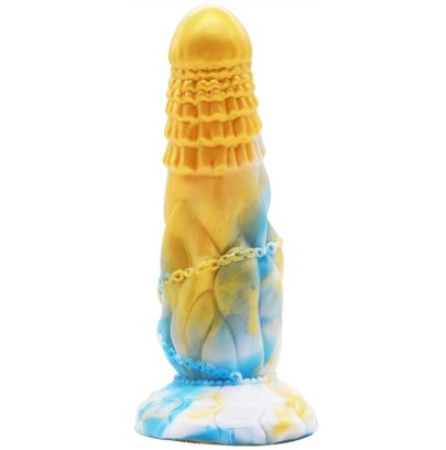 Gode Fheniks 18 x 6cm Doré-Bleu- Godes insolites en stock sur Fun et plaisirs