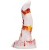 Gode Lizard 20 x 5cm Blanc-Orange