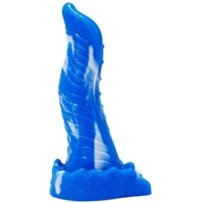 Gode Lizard 20 x 5cm Bleu-Blanc- Godes insolites en stock sur Fun et plaisirs