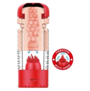 Masturbateur automatique Theresa Pussy Rouge- Masturbateurs Automatiques en stock sur Fun et plaisirs