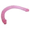 Double Gode Jelly 45 x 3.5 cm Mauve