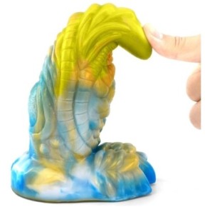 Gode Rhegax 16 x 6.5cm Doré-Bleu- Godes insolites en stock sur Fun et plaisirs