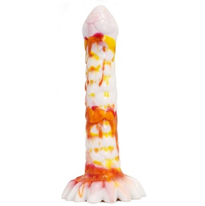 Gode Nagal 21 x 4cm Blanc-Orange- Godes insolites en stock sur Fun et plaisirs