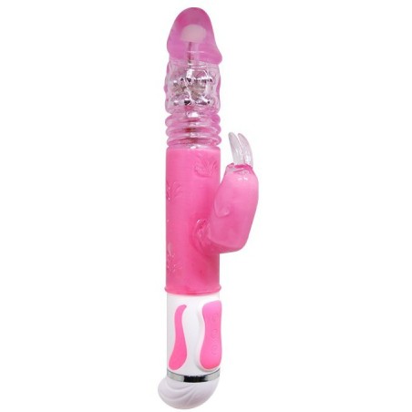 Rabbit Geant Multi Vibes 15 x 4 cm Rose- Rabbits Vibrants en stock sur Fun et plaisirs