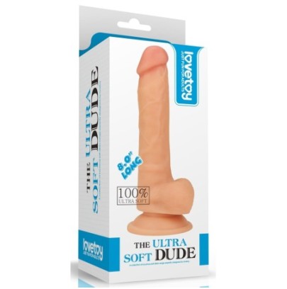 Gode réaliste Soft Dude 15 x 4cm