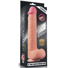 Gode réaliste King Size XL Nature Cock 25 x 6cm