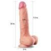 Gode réaliste Uppy King Size Nature Cock 19 x 5cm