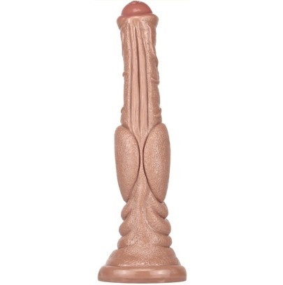 Gode Monster Dog long 26 x 6cm Marron clair- Godes insolites en stock sur Fun et plaisirs