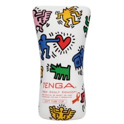 Tenga Soft Tube Cup by Keith Haring- Masturbateurs en stock sur Fun et plaisirs