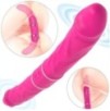 Double Gode Vibrant Pyrios Rose 35 x 3.5cm