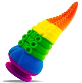 Gode Tentacule Sealik 20 x 8cm Rainbow- Godes insolites en stock sur Fun et plaisirs