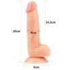 Gode réaliste Soft Dude 14 x 4cm