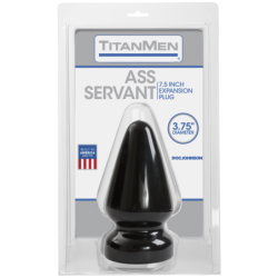 Butt Plug Servant 15 x 9.5 cm Noir