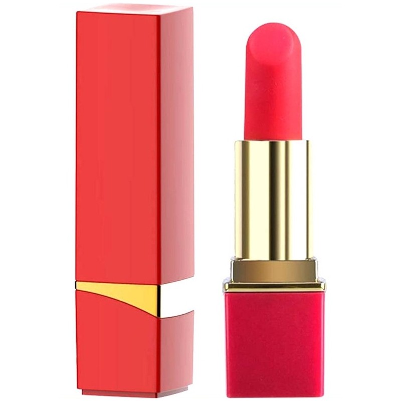 Mini Vibro Lipstick Rock 8.7 x 2.3cm Rouge