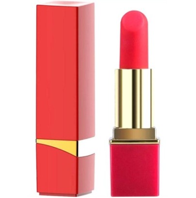 Mini Vibro Lipstick Rock 8.7 x 2.3cm Rouge- Mini Vibros en stock sur Fun et plaisirs