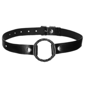 Bâillon O-Ring Noir- Baillons BDSM en stock sur Fun et plaisirs