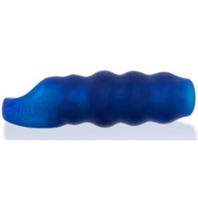 Gaine de pénis Oxballs Invader 13 x 5cm Bleue- Gaines Pénis en stock sur Fun et plaisirs