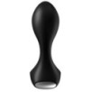 Plug vibrant Backdoor Lover Satisfyer 8 x 3cm Noir