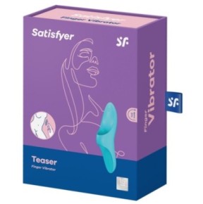 Stimulateur polyvalent Teaser Finger Satisfyer Turquoise