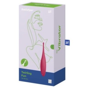 Stimulateur Twirling Fun Satisfyer 17cm Rouge