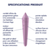 Stimulateur de clitoris Ultra Power Bullet 8 Satisfyer Lilas