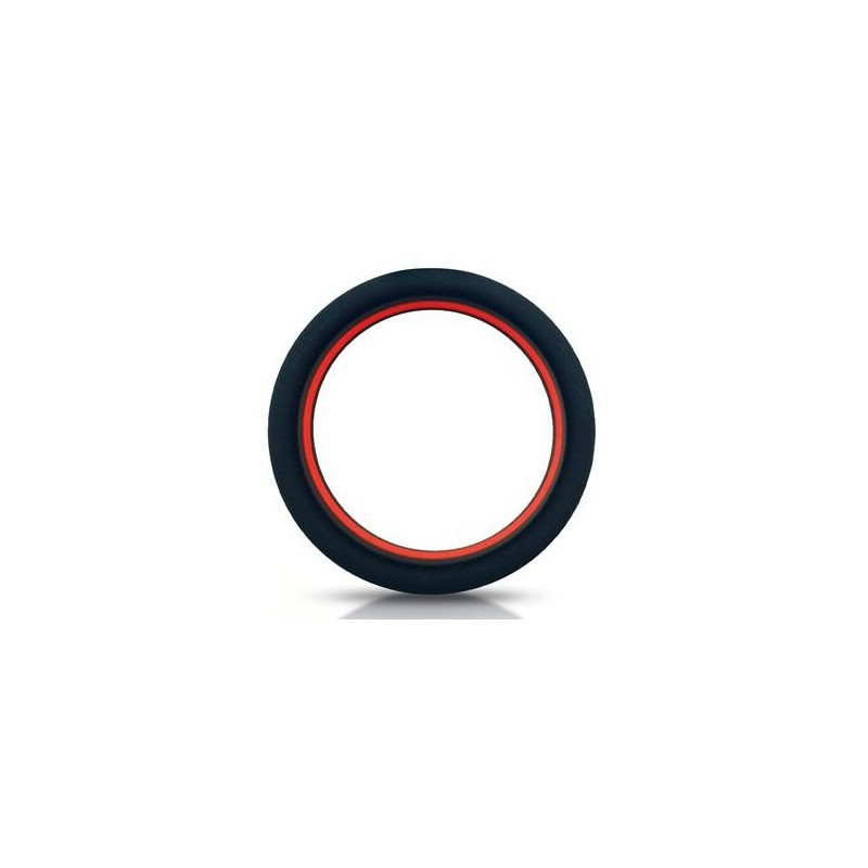 Cockring silicone Beast Rings 36mm Noir-Rouge