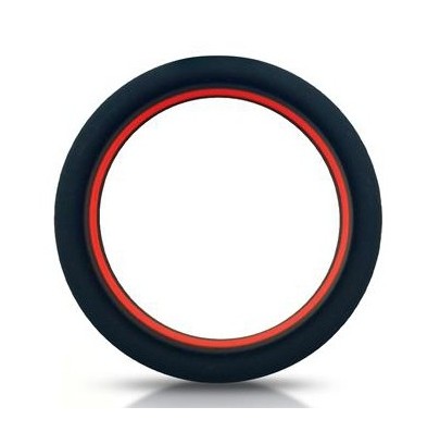 Cockring silicone Beast Rings 36mm Noir-Rouge- Cockrings Flexibles en stock sur Fun et plaisirs