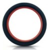 Cockring silicone Beast Rings 36mm Noir-Rouge