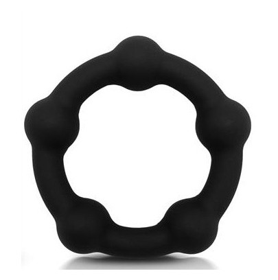 Cockring silicone Wake Up 35mm Noir- Cockrings Flexibles en stock sur Fun et plaisirs