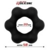 Cockring silicone Star Round 22mm