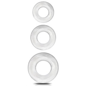 Lot de 3 cockrings souples Beast Rings Transparents- Cockrings Flexibles en stock sur Fun et plaisirs