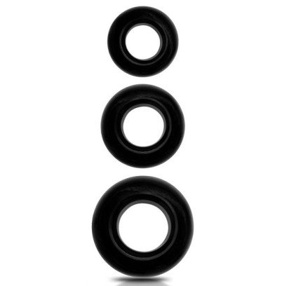 Lot de 3 cockrings souples Beast Ring Noirs- Cockrings Flexibles en stock sur Fun et plaisirs