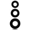 Lot de 3 cockrings souples Beast Ring Noirs Lot de 3 cockrings souples Beast Ring Noirs
