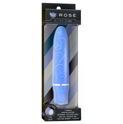 Mini Vibro Bliss Vibe 10.5cm Bleu