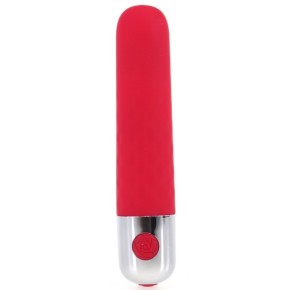 Mini vibro Samira 10 x 1.5cm Rouge- Mini Vibros en stock sur Fun et plaisirs