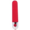 Mini vibro Samira 10 x 1.5cm Rouge