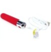 Mini vibro Samira 10 x 1.5cm Rouge