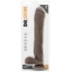 Gode réaliste mr Ed Dr Skin 28 x 5.5cm Marron